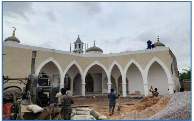 Revêtement extérieur d’une mosquée